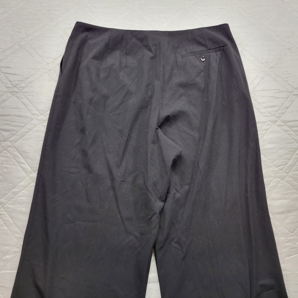 Talbots stretch black wide leg dress pants size 14 - Picture 6 of 6